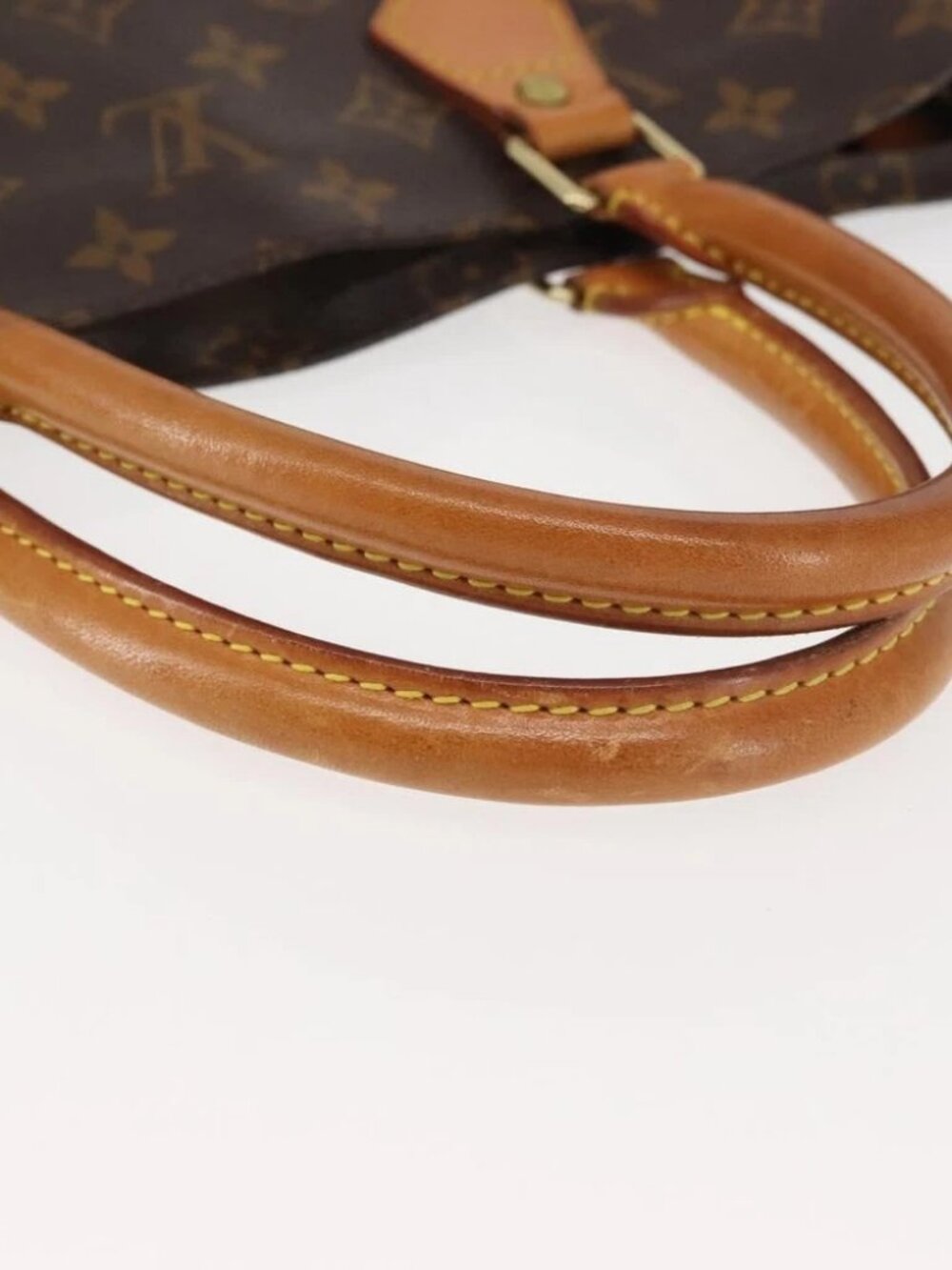 LOUIS VUITTON Monogram Sac Plat Hand Bag M51140 LV Auth - Picture 9 of 16